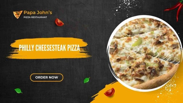 Papa John’s Philly Cheesesteak Pizza